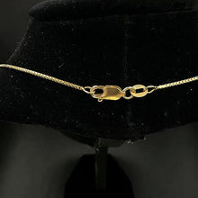 14k gold box link chain