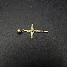 14k yellow gold cross