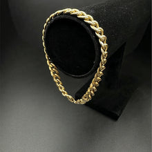 14k gold cuban link bracelet