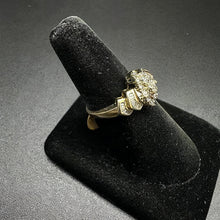 14k gold diamond encrusted ring
