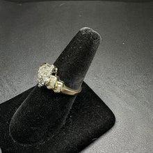 14k gold diamond encrusted ring