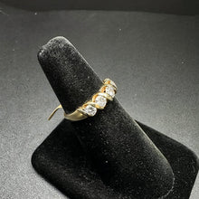 14k gold diamond eternity ring