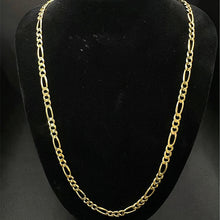 10k gold figaro link chain