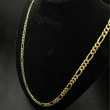 14k figaro link chain