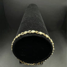 14k gold heart bracelet