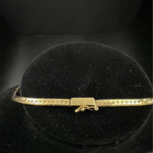 14k gold herringbone chain