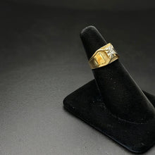 14k gold mens ring w diamond