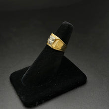 14k gold mens ring w diamond