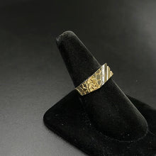 14k gold mens ring w diamonds (4)