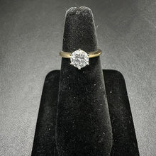 14k gold ring w CZ stone