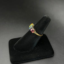 14k gold ring w star sapphire stone