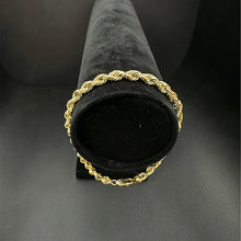 14k gold rope bracelet