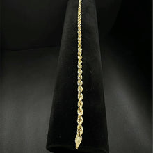 14k gold rope bracelet