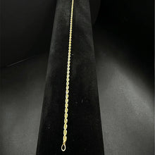 14k gold rope bracelet