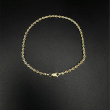 14k gold rope bracelet
