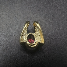 14k gold pendant w genuine oval pink tourmaline stone & diamonds