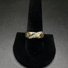 14k gold mens ring w 8 radiant cut diamonds