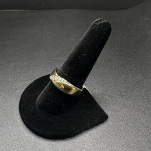 14k gold mens ring w 8 radiant cut diamonds