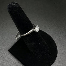 14k white gold wedding band placed w brilliant cut 50 pt diamond