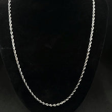 14k white gold rope chain