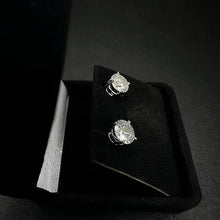 14k white gold stud earrings w 1ct diamonds