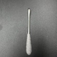 14k white gold diamond encrusted tear drop pendant