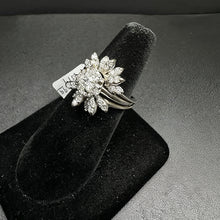 14k white gold wedding set placed w diamonds