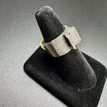 14k womens diamond encrusted ring (8.6)