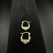 14k yellow gold baby hoop earrings