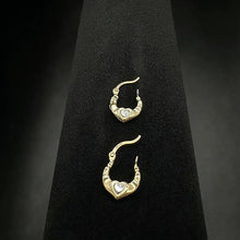 14k yellow gold baby hoop earrings