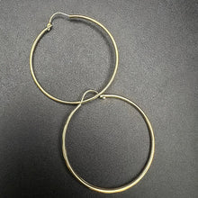 14k yellow gold hoop earrings