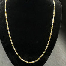 14k yellow gold box link chain