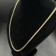 14k yellow gold box link chain