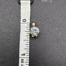 pendant w 1 big cz stone