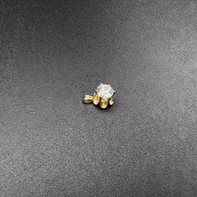 pendant w 1 big cz stone