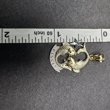 14k gold pices pendant