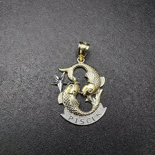 14k gold pices pendant