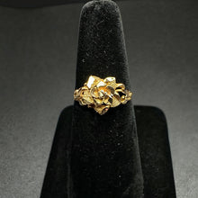 18k gold flower ring