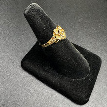 18k gold flower ring