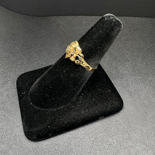 18k gold flower ring