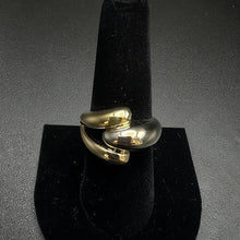 18k white & yellow gold ring (9.2)