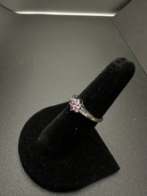 10k gold ring w pink sapphires
