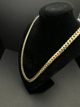 925 silver Cuban link chain gold plated