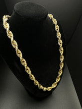 14k yellow gold rope chain