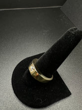 14k gold mens diamond ring (60pt diamond)