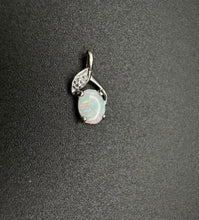 14k gold opal pendant