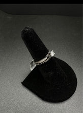14k wedding set w diamonds & black diamonds