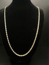 14k gold rope chain 24” 2.5mm