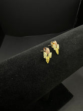 10k black hills gold stud earrings