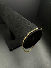 14k yellow gold rope bracelet